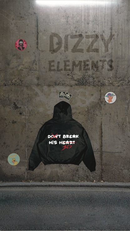 Sudadera Oversize "Don't break his heart"