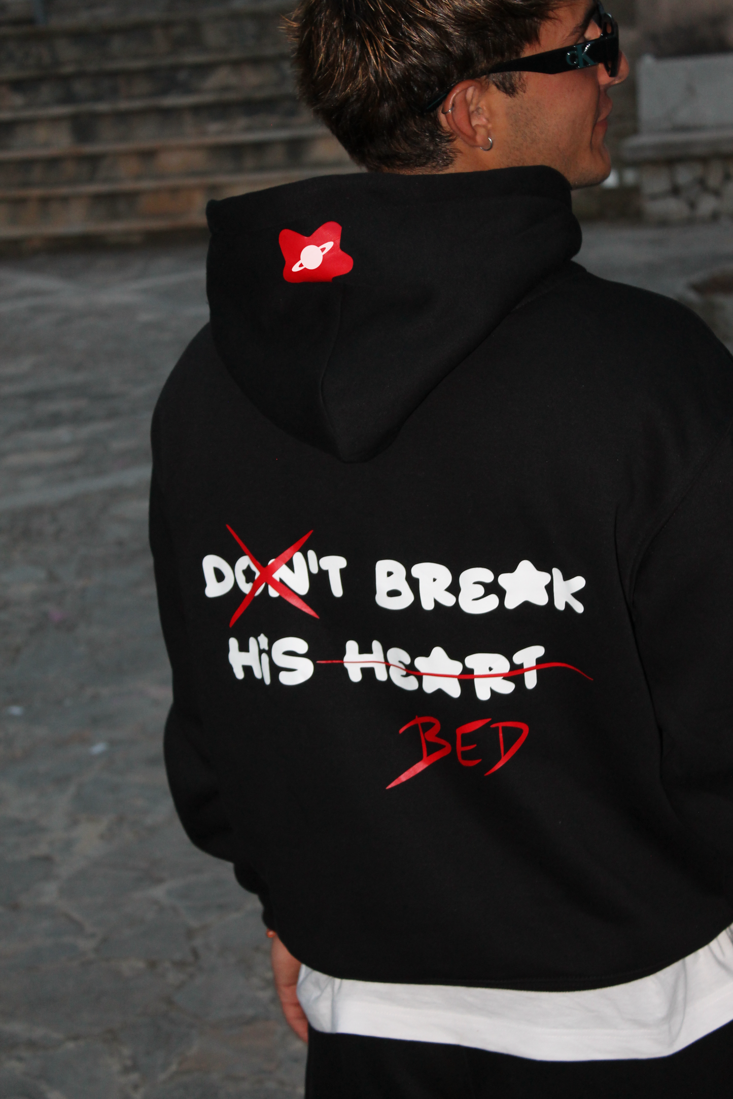 Sudadera Oversize "Don't break his heart"